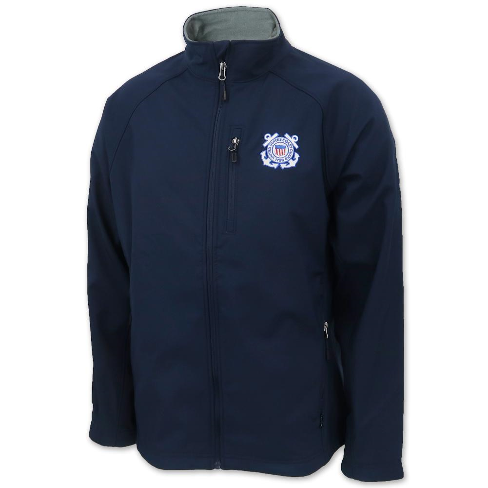 Coast Guard Soft Shell Jacket (Navy) – Coast Guard Gear