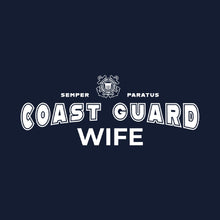 Load image into Gallery viewer, Coast Guard Wife Crewneck (Navy)
