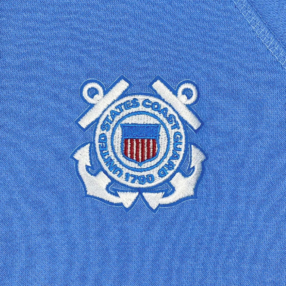 Coast Guard Ladies Victory Full Zip Hood (Columbia Blue)