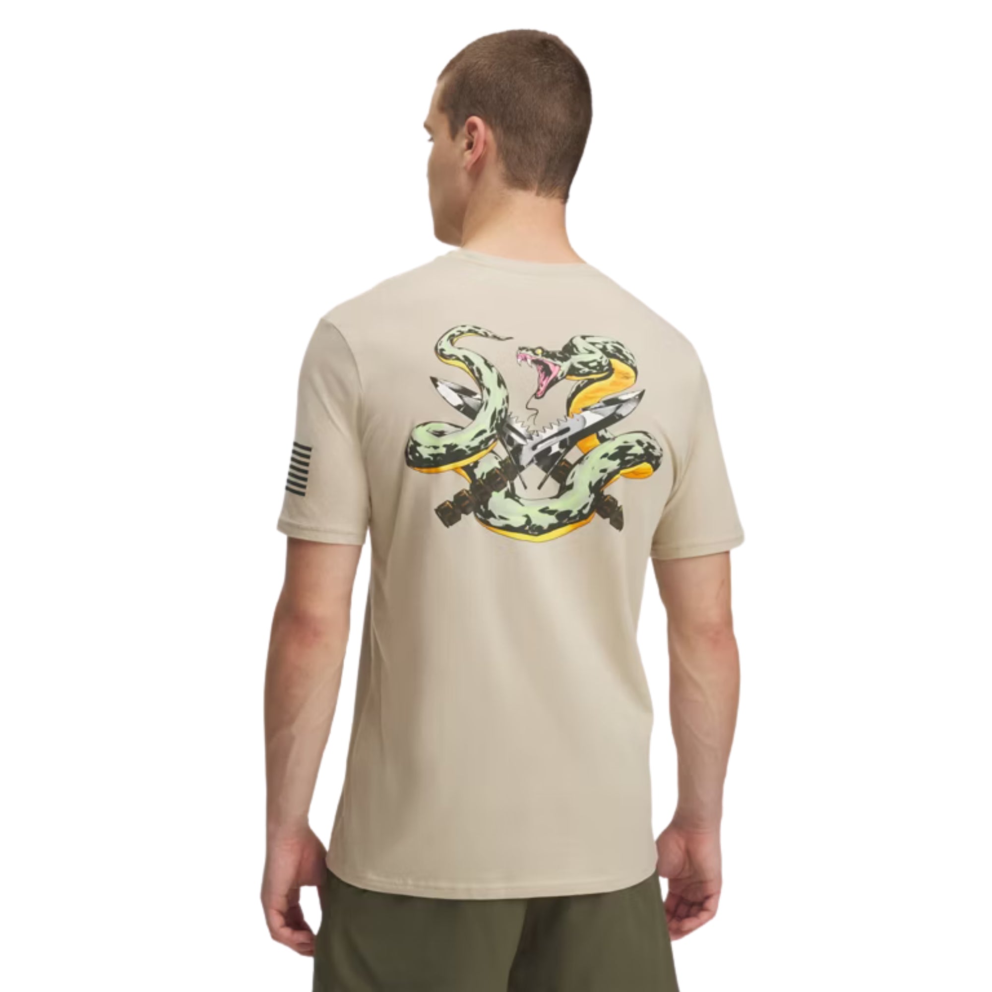 Under Armour Men's Freedom Mission Made Graphic T-Shirt - 3X-Large, Black/Marine OD Green, Super Soft Cotton Blend