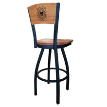 Load image into Gallery viewer, Coast Guard Seal Swivel Stool with Laser Engraved Back*