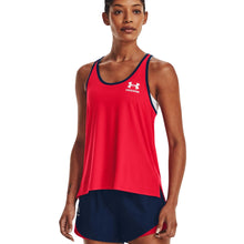 Load image into Gallery viewer, Under Armour Ladies Freedom Knockout Tank (Red)