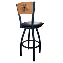 Load image into Gallery viewer, Coast Guard Seal Swivel Stool with Laser Engraved Back*