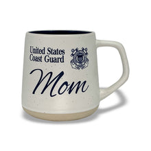Load image into Gallery viewer, Coast Guard Mom 20oz Speckled Ceramic Mug