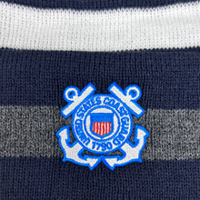 Load image into Gallery viewer, Coast Guard Seal Primetime Knit Pom Beanie (Navy)