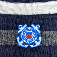 Load image into Gallery viewer, Coast Guard Seal Primetime Knit Pom Beanie (Navy)