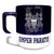 Coast Guard Seal 20oz Color Block Ceramic Mug (Colbalt/White)