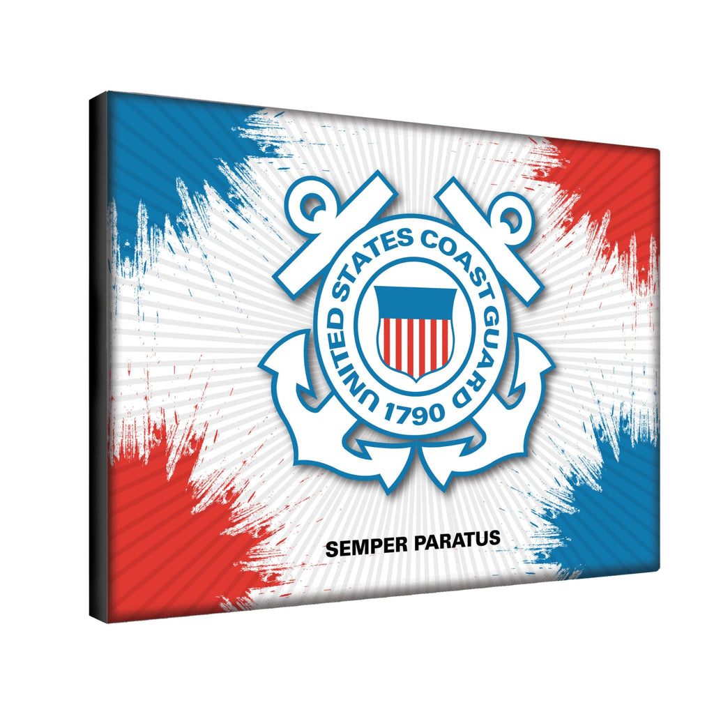 United States Coast Guard Burst Wall Art