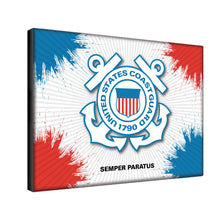 Load image into Gallery viewer, United States Coast Guard Burst Wall Art