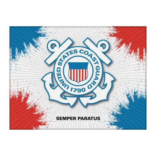 United States Coast Guard Burst Wall Art