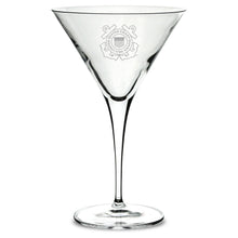 Load image into Gallery viewer, Coast Guard Luigi Bormioli 10oz Martini Glass*