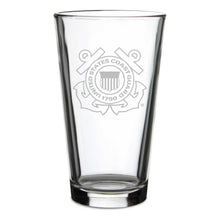 Load image into Gallery viewer, US Coast Guard 16oz Pub Glass*