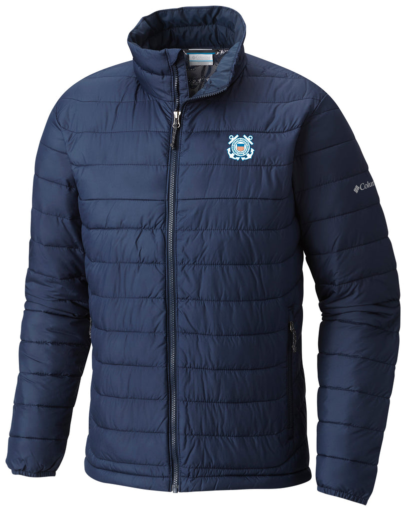 Coast Guard Seal Columbia Powder Lite Jacket (Navy)*