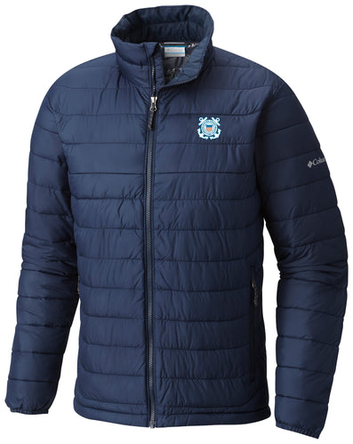 Coast Guard Seal Columbia Powder Lite Jacket (Navy)*