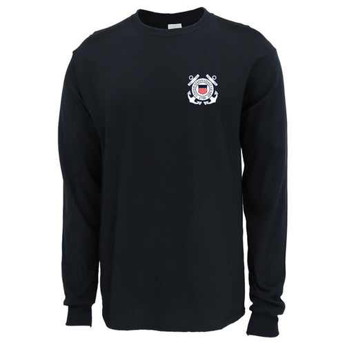Pick Your Design Coast Guard Long Sleeve T-Shirt (Black)