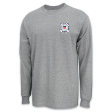 Load image into Gallery viewer, Pick Your Design Coast Guard Long Sleeve T-Shirt (Grey)