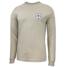 Load image into Gallery viewer, Pick Your Design Coast Guard Long Sleeve T-Shirt (Tan)