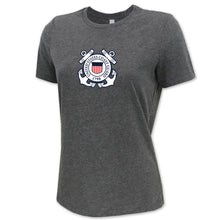 Load image into Gallery viewer, Pick Your Design Coast Guard Ladies T-Shirt (Deep Heather)