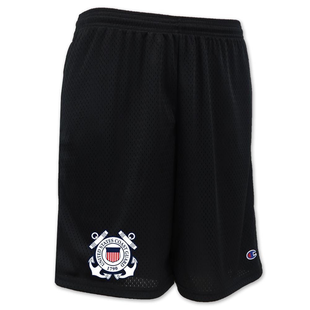 Pick Your Design Coast Guard Mesh Shorts (Black)