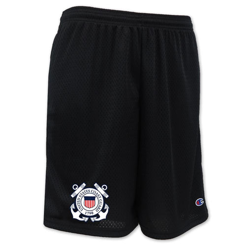 Pick Your Design Coast Guard Mesh Shorts (Black)