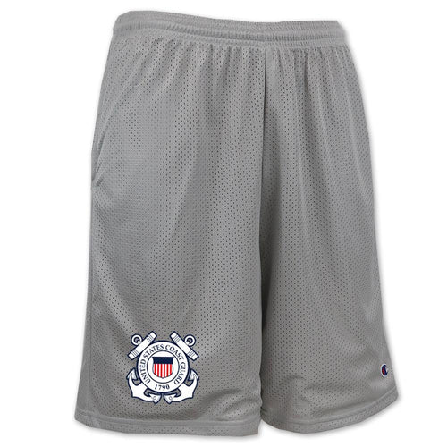 Pick Your Design Coast Guard Mesh Shorts (Grey)