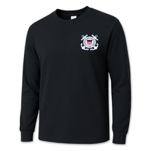 Load image into Gallery viewer, Coast Guard Seal Logo Long Sleeve T-Shirt