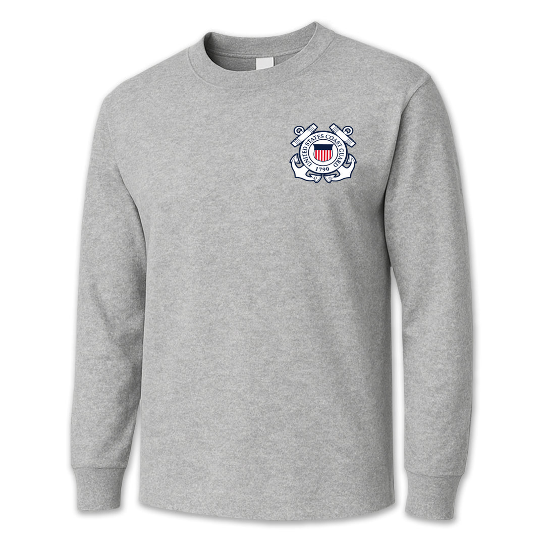 Coast Guard Seal Logo Long Sleeve T-Shirt