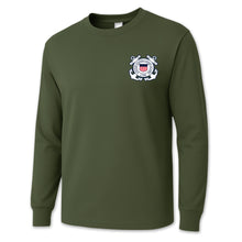 Load image into Gallery viewer, Coast Guard Seal Logo Long Sleeve T-Shirt