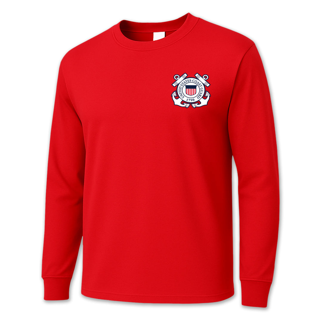 Coast Guard Seal Logo Long Sleeve T-Shirt