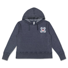 Load image into Gallery viewer, Coast Guard Seal Left Chest Ladies Hood