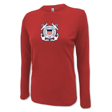Load image into Gallery viewer, Pick Your Design Coast Guard Ladies Long Sleeve T-Shirt