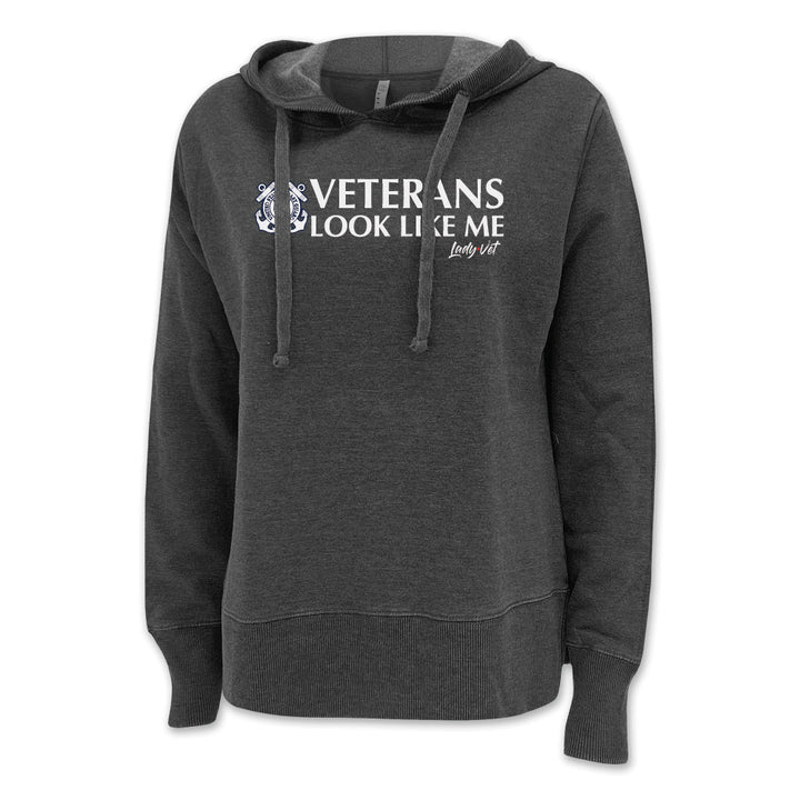 Coast Guard Vet Looks Like Me Ladies Hood