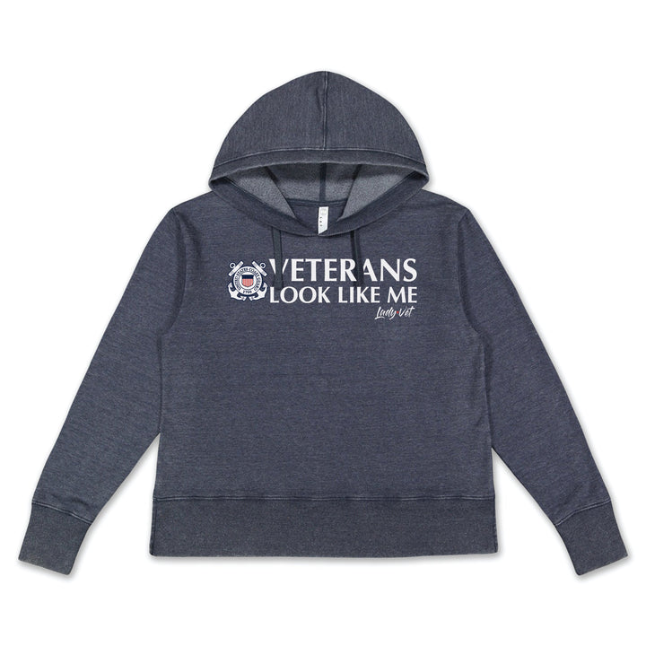 Coast Guard Vet Looks Like Me Ladies Hood