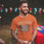 Coast Guard Vintage Stencil T-Shirt (Orange)