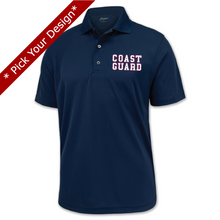 Load image into Gallery viewer, Pick Your Design Coast Guard Performance Polo