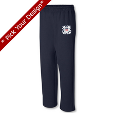 Load image into Gallery viewer, Pick Your Design Coast Guard Sweatpants