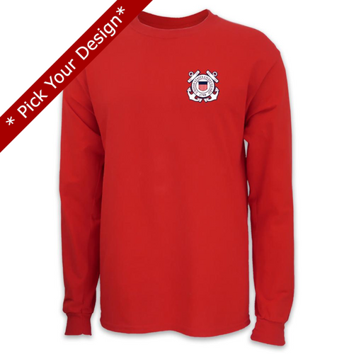 Pick Your Design Coast Guard Long Sleeve T-Shirt