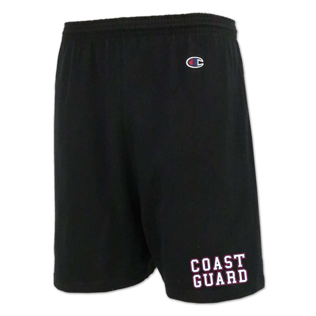Pick Your Design Coast Guard Cotton Shorts (Black)