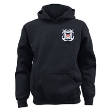Load image into Gallery viewer, Coast Guard Seal Youth Left Chest Hood