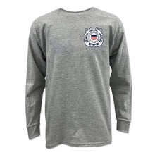 Load image into Gallery viewer, Pick Your Design Coast Guard Youth Long Sleeve T-Shirt