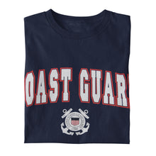 Load image into Gallery viewer, Coast Guard Arch Seal T-Shirt (Navy)