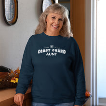 Load image into Gallery viewer, Coast Guard Aunt Crewneck (Navy)