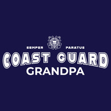 Load image into Gallery viewer, Coast Guard Grandpa Hood (Navy)