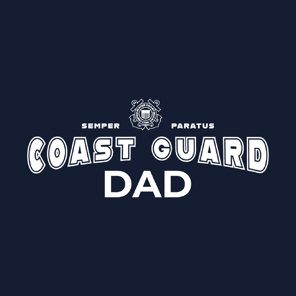 Coast Guard Dad Crewneck (Navy)