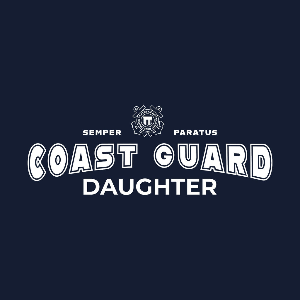 Coast Guard Daughter Crewneck (Navy)