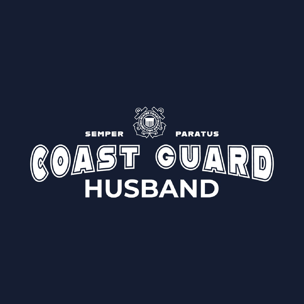 Coast Guard Husband Crewneck (Navy)
