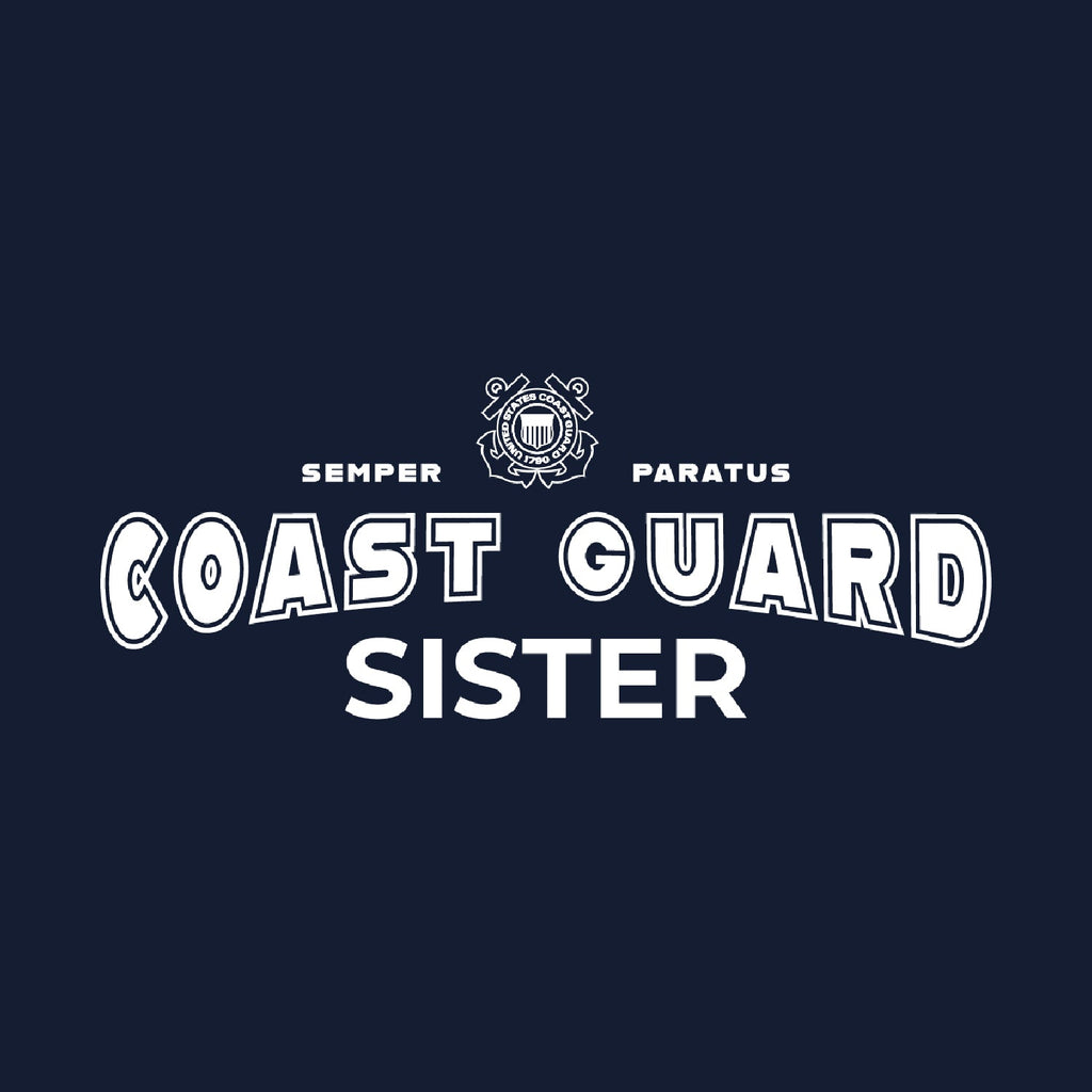 Coast Guard Sister Crewneck (Navy)