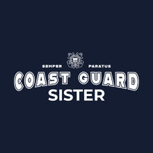 Load image into Gallery viewer, Coast Guard Sister Crewneck (Navy)
