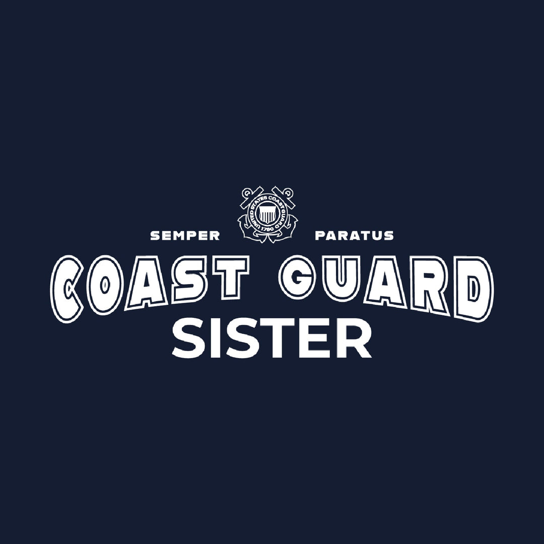 Coast Guard Sister Crewneck (Navy)