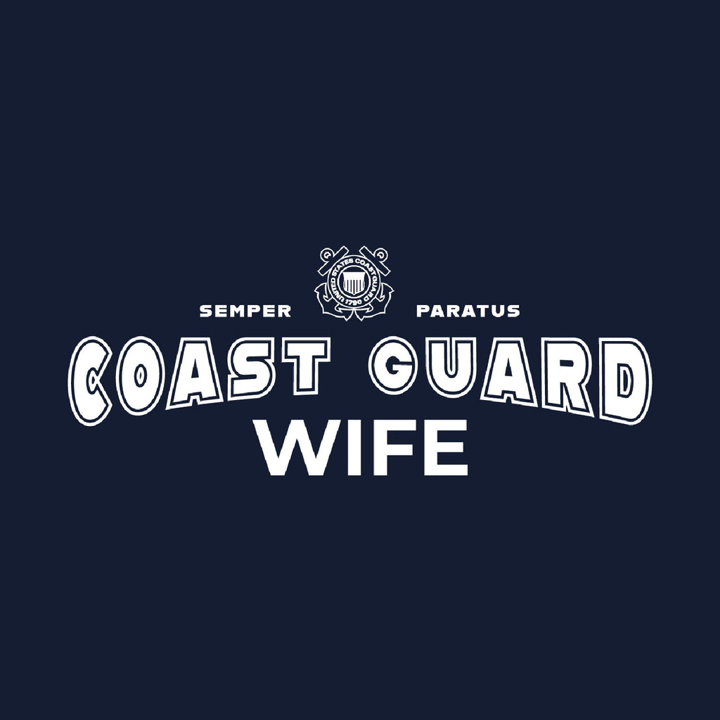 Coast Guard Wife Crewneck (Navy)